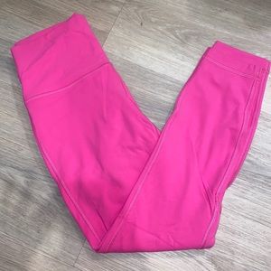 LULULEMON SONIC PINK LEGGINGS